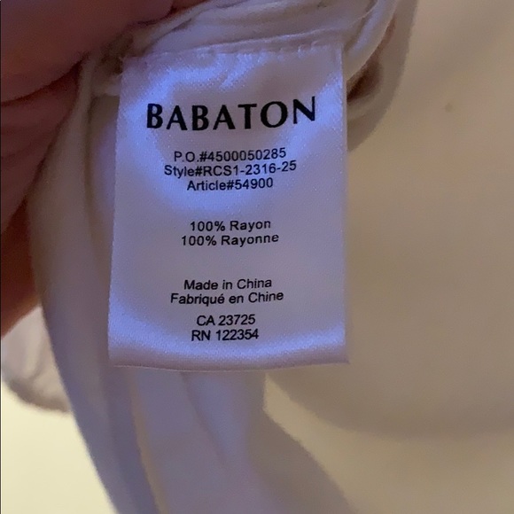 BABATON - white blouse - Picture 5 of 6